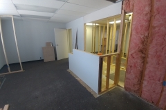 and built a reception desk...